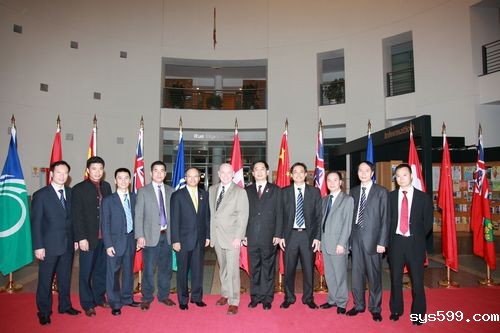 商会常务副会长陈雪峰、许扬明、谢冬通等领导陪同北京市委常委梁伟帅北京市政府代表团赴加拿大商务考察