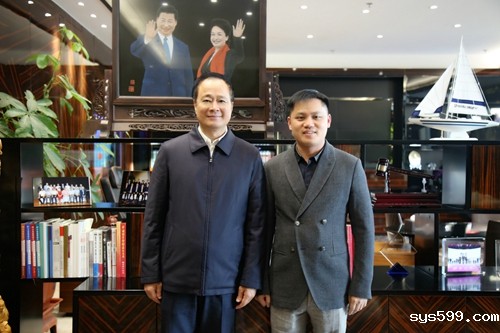 陈春玖会长到建筑业商会走访交流