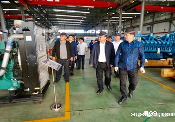 天津市北辰区常务副区长高平武一行参观调研总商会常务副会长刘浩企业博威能源天津公司