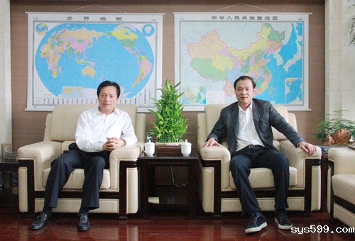 总商会执行副秘书长陈文育拜访国家电网国网物资有限公司总经理林荣卫